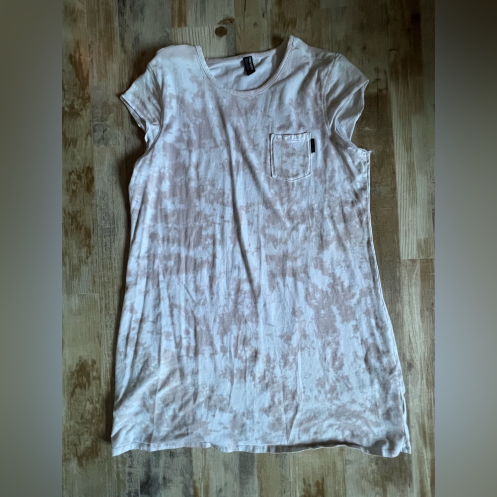 Fox Women's Tie-Dye Midi Dress - White and Gray